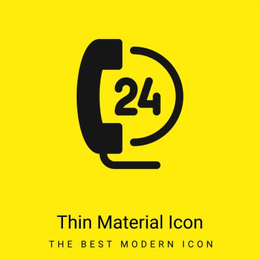 24 Saat Minimum Parlak Sarı Madde simgesi