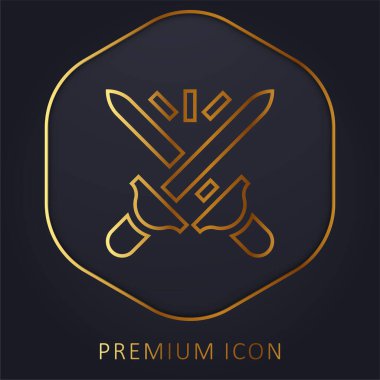 Savaş hattı premium logosu veya simgesi