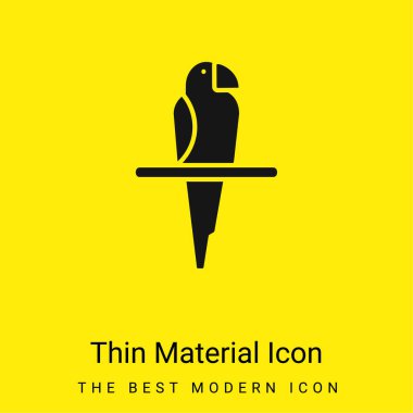 Kuş minimal parlak madde simgesi