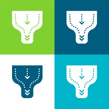 Düz Düz Düz Düz Renk en düşük simge kümesi