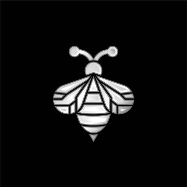 Arı gümüşü kaplama metalik simge