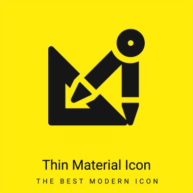 Mimarlık, en az parlak sarı madde simgesi