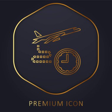 Biniş hattı premium logosu veya simgesi