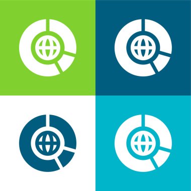 Büyük Veri Düzlüğü 4 renk en küçük simge kümesi