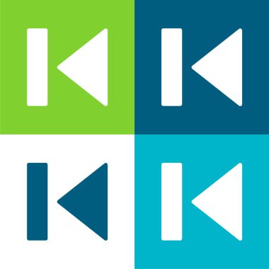 Arka Düz Renk en az simge seti