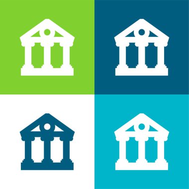 Düz Düz Düz Renk simgesi kümesi