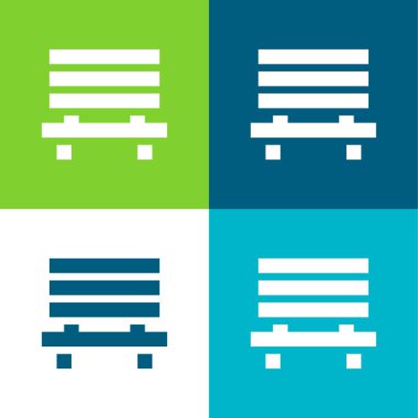 Benç Düz 4 renk en küçük simge kümesi