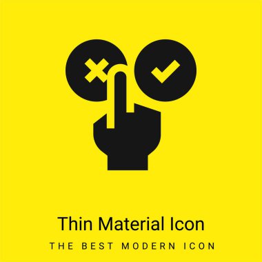Bad Review minimal bright yellow material icon clipart