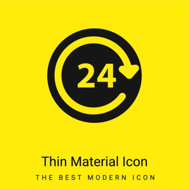 24 Saat Günlük Servisi En az sarı malzeme simgesi