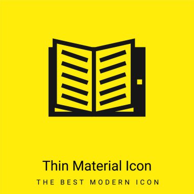 Kitap en az parlak sarı malzeme simgesi