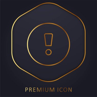 Dikkat Altın Hat premium logosu veya simgesini imzala