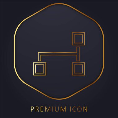 Şemayı Engelle Altın Hat prim logosu veya simgesi