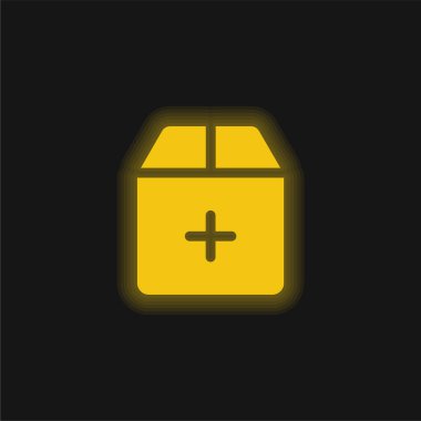 Parlak sarı neon simgesi ekle