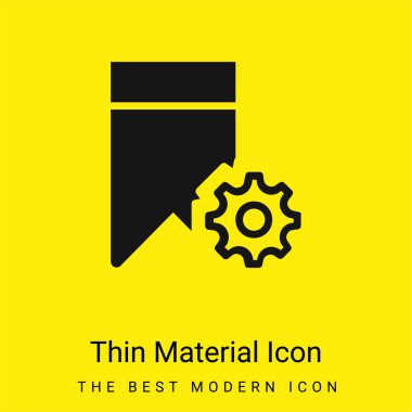 Yer imi en az parlak sarı madde simgesi