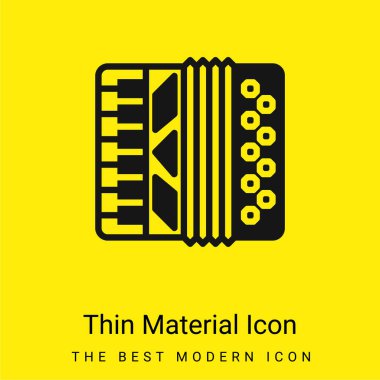 Akordiyon en az parlak sarı madde simgesi