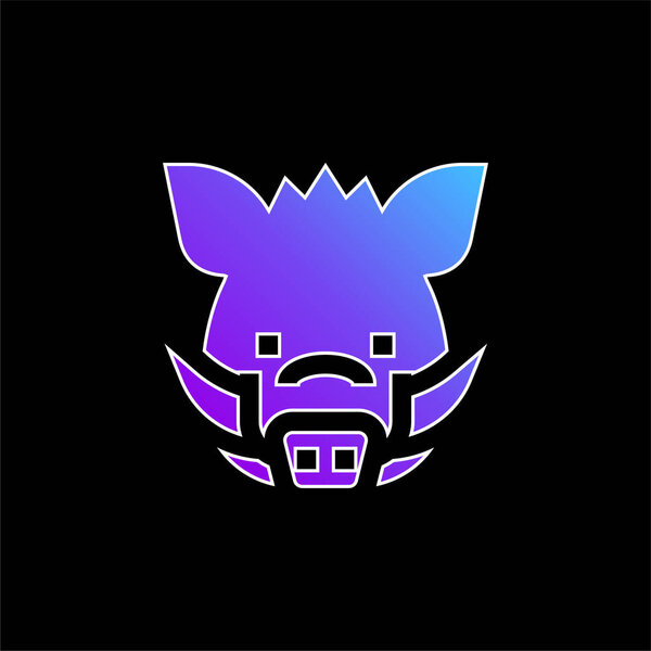 Значок вектора кабана