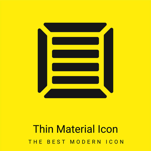 Ярко-жёлтый значок