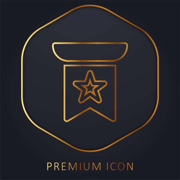 Логотип или иконка золотой линии
