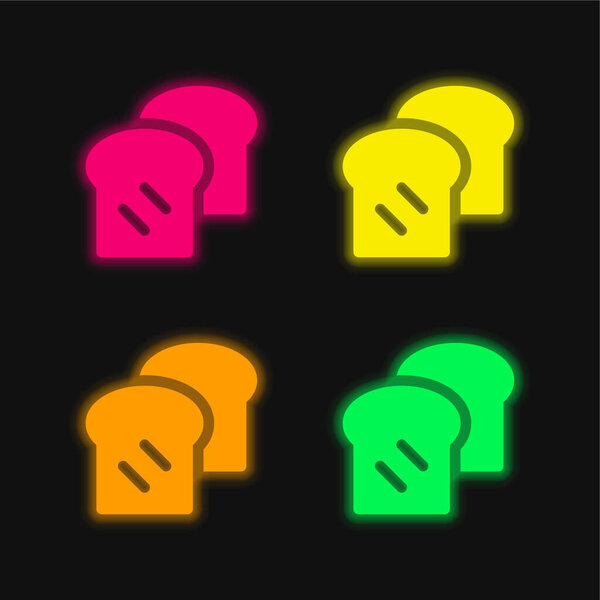 Значок светящегося неонового вектора