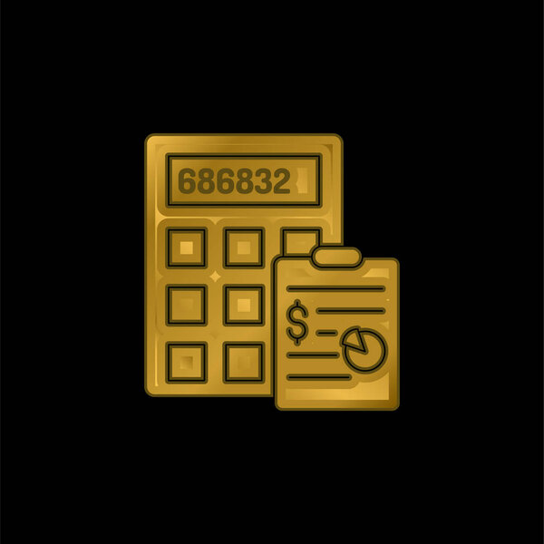 Металлическая иконка или вектор логотипа