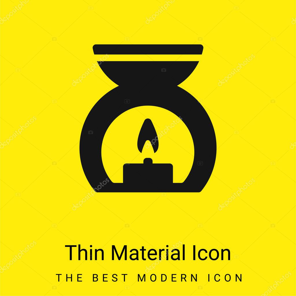 Aromatherapy Spa Treatment minimal bright yellow material icon