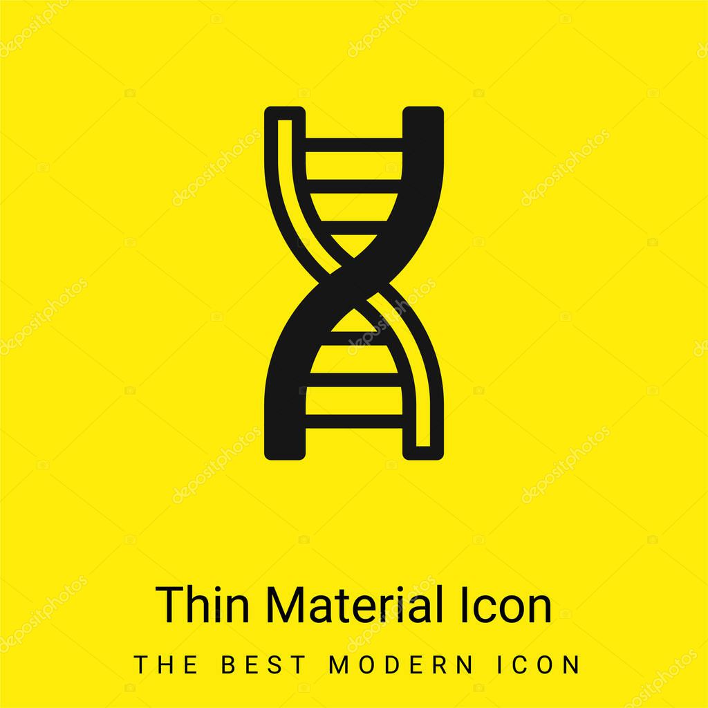 Biology minimal bright yellow material icon