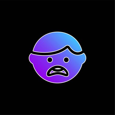 Mavi gradyan vektör simgesi tartışılıyor