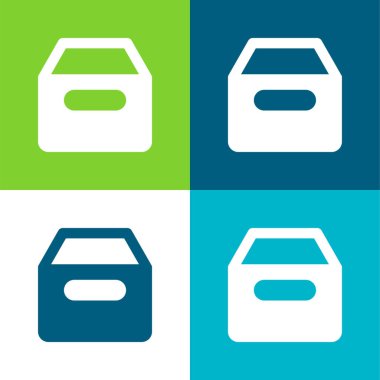 Arşiv Düz Renk en az simge kümesi