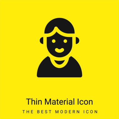 Asgari düzeyde parlak sarı madde simgesi