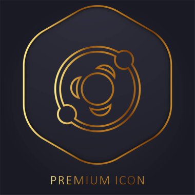 Atomik Yapı Altın Hat prim logosu veya simgesi