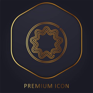 Bahaizm Altın Hat prim logosu veya simgesi