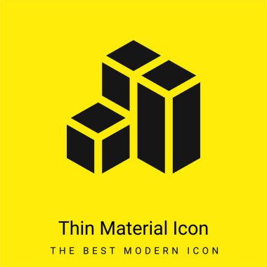 3D Minimum Parlak Madde Simgesi Modelleme