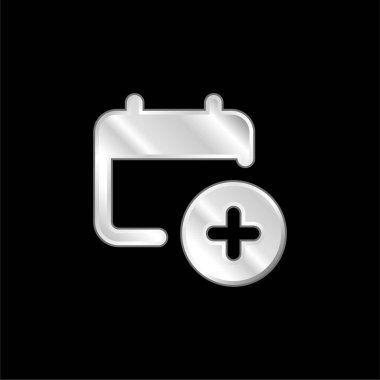 Gümüş kaplama metalik simge ekle