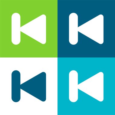 Arka Düz Renk en az simge seti