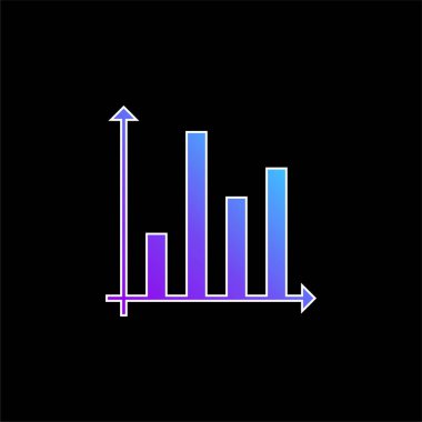Mavi gradyan vektör simgesini analiz et