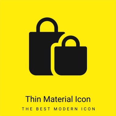 Çanta en az sarı madde simgesi