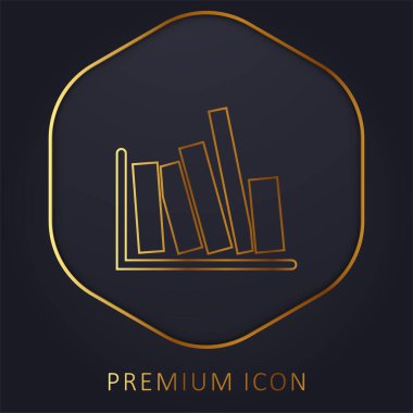 Kitap Tarafı Görünümü Altın Hat prim logosu veya simgesi