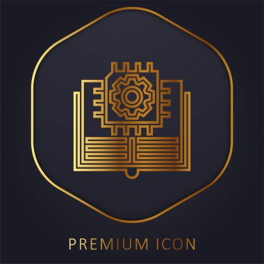 Yapay Zeka Altın Çizgisi logosu veya simgesi