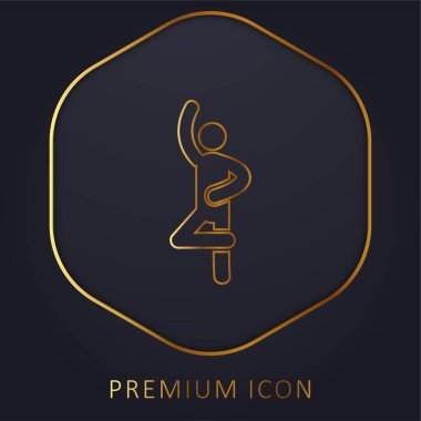 Bale Pozu Altın Hat prim logosu veya simgesi