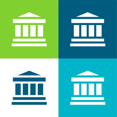 Düz Düz Düz Renk simgesi kümesi