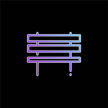 Mavi eğimli vektör simgesini sırala