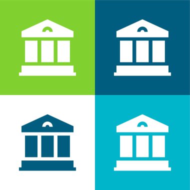 Düz Düz Düz Renk simgesi kümesi