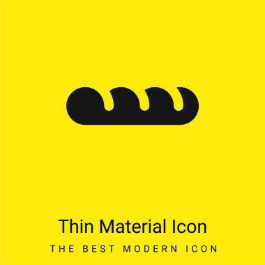 Ekmek asgari düzeyde parlak sarı madde simgesi