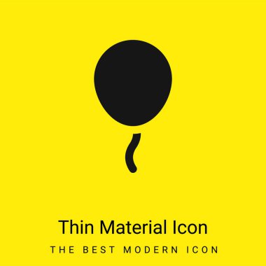 Balon en az parlak sarı madde simgesi