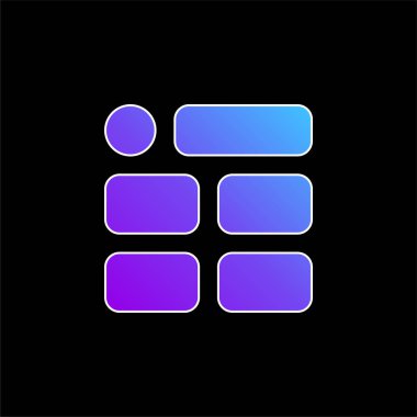 Mavi gradyan vektör simgesini engeller