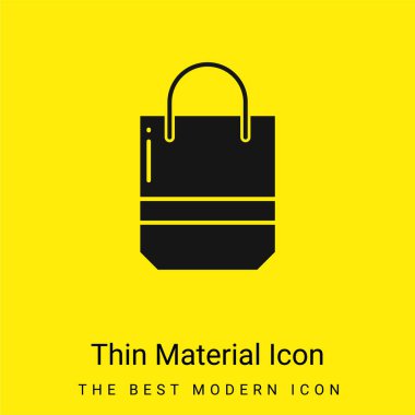 Çanta en az sarı madde simgesi