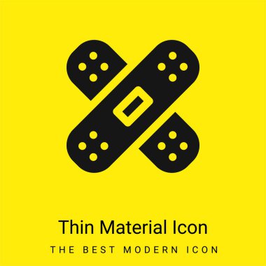 Yara bandı en az sarı malzeme simgesi