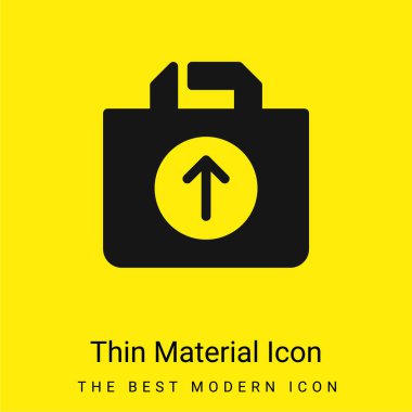 Çanta en az sarı madde simgesi