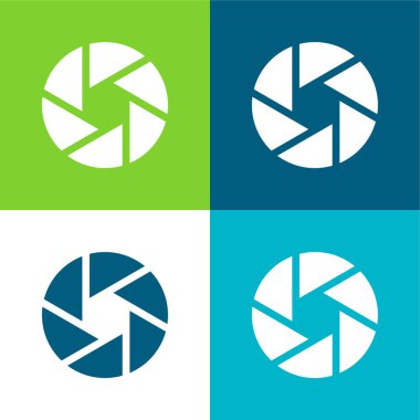 Açık Düz Düz Renk en düşük simge kümesi