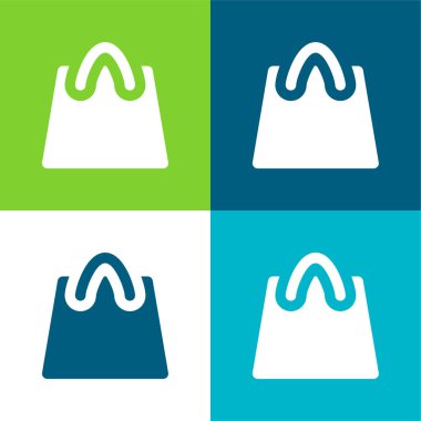 Poşet Düz Renk en az simge seti